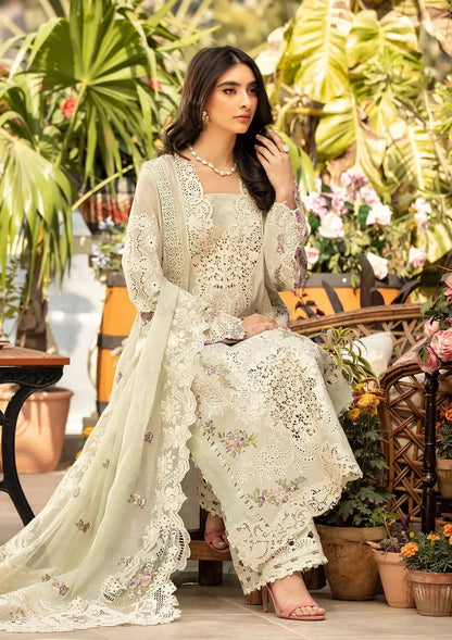 ELAF EMBROIDERED CHICKENKARI COTTON