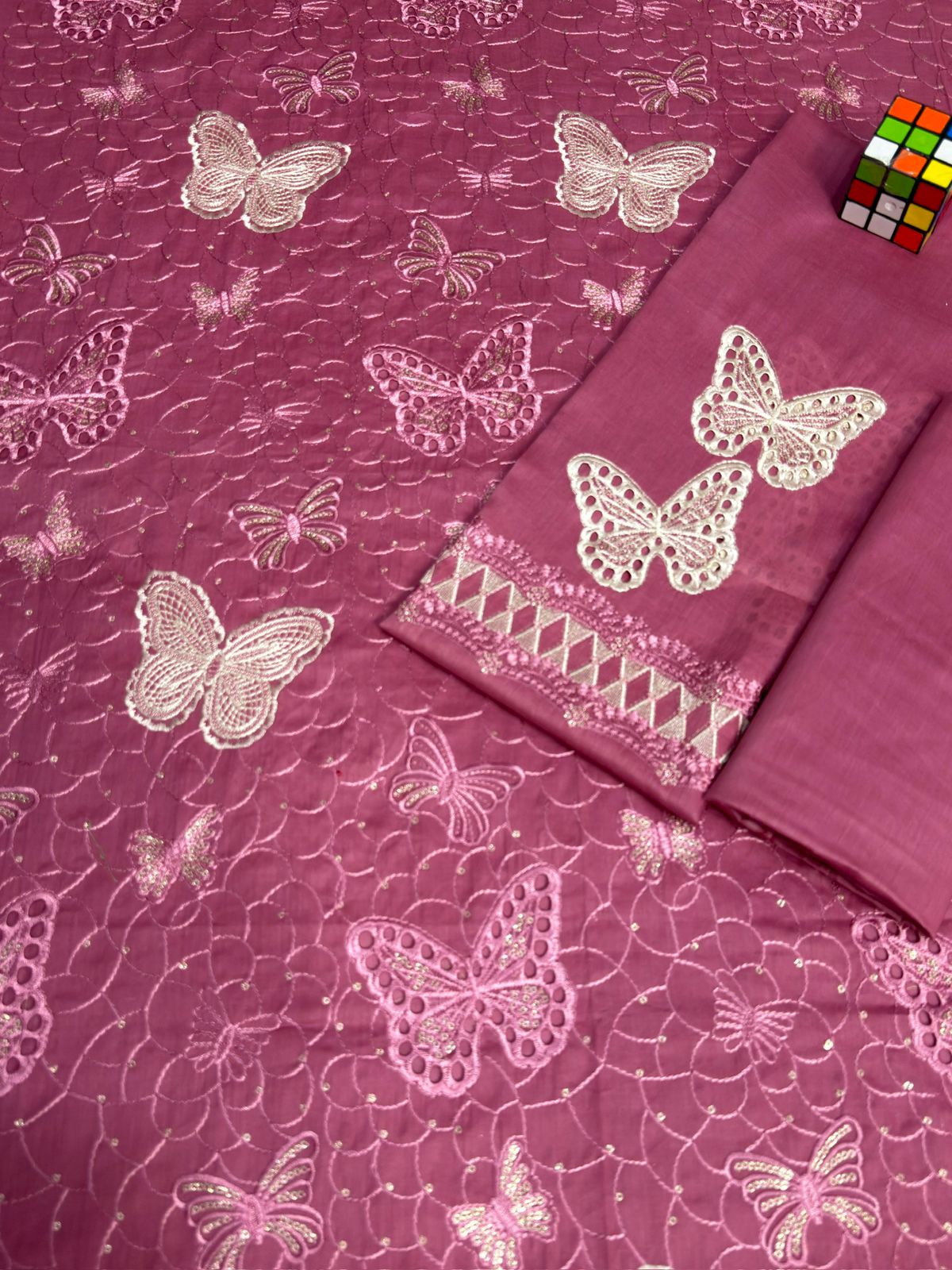 Maria B. (Butterfly),Luxury lawn Embroidered 2-Piece