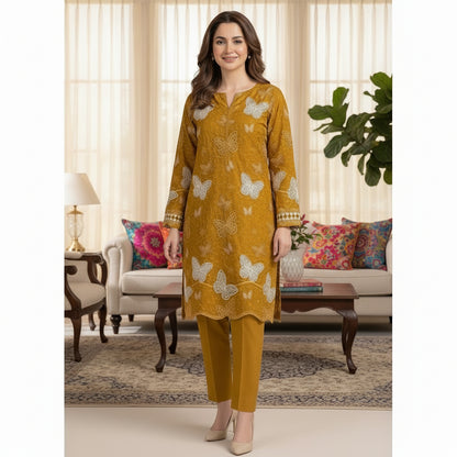 Maria B. (Butterfly),Luxury lawn Embroidered 2-Piece