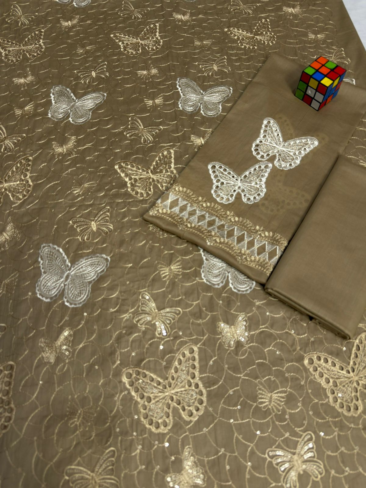 Maria B. (Butterfly),Luxury lawn Embroidered 2-Piece