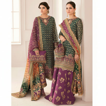 BAROQUE, ORGANZA Suit With SHAMOOZ SILK Trouser