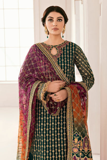BAROQUE, ORGANZA Suit With SHAMOOZ SILK Trouser