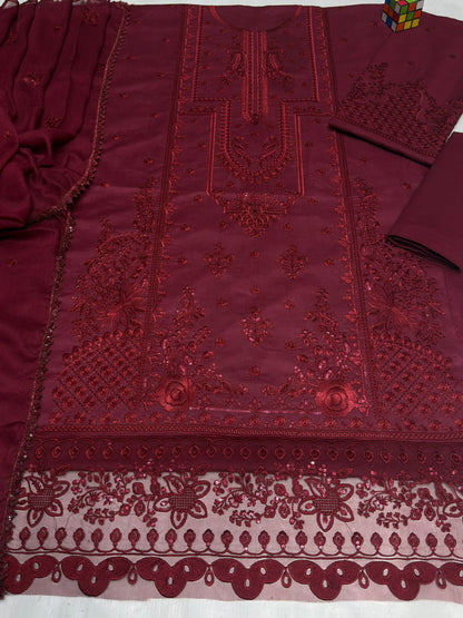 Batik-Lawn Front Full Heavy Sequence Embroidered