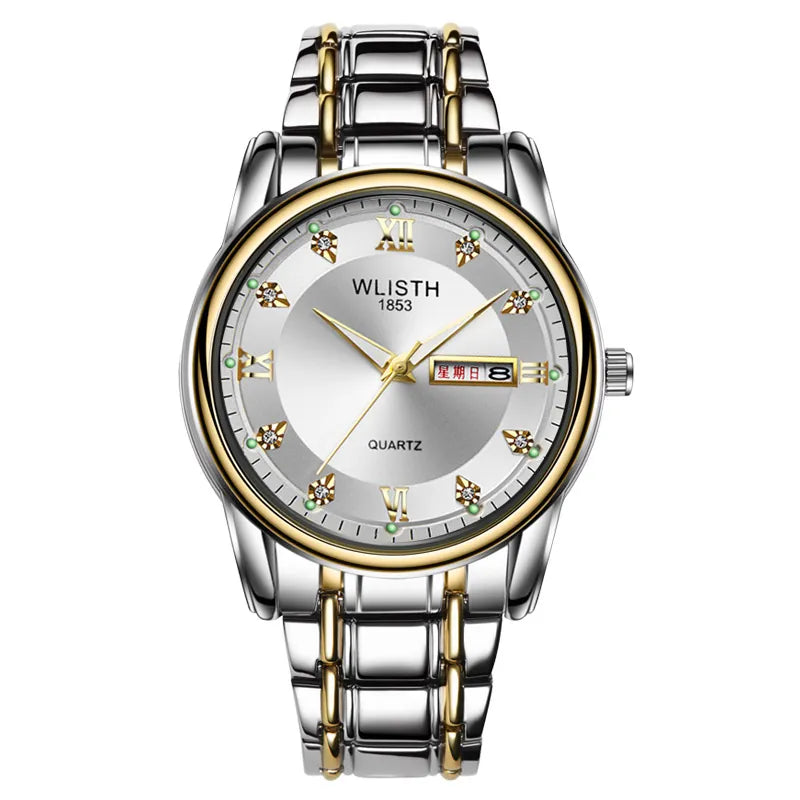 Swiss Brand Men's Outdoor Quartz Watch: Business, Waterproof, Luminous, Fashion.