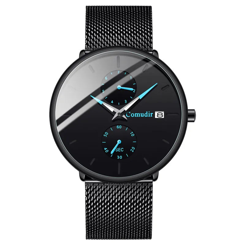 Explosions a generation of card Moody men's watches fashion quartz watches business waterproof student watches cross-border wholesale