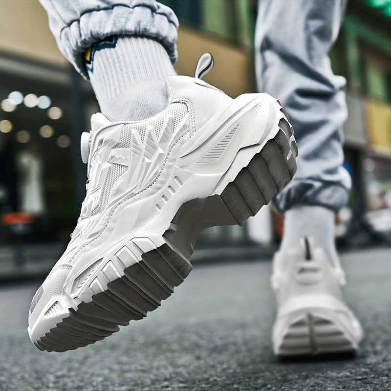 Men'S Breathable Running Shoes - Lightweight Sneakers with Cushioned TPU Sole,