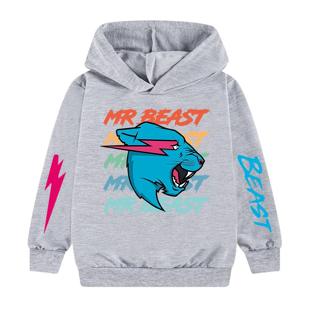 Cross-border hot supply MR BEAST children's hoodie sweater