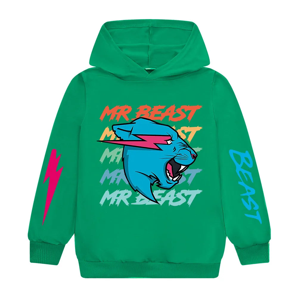 Cross-border hot supply MR BEAST children's hoodie sweater