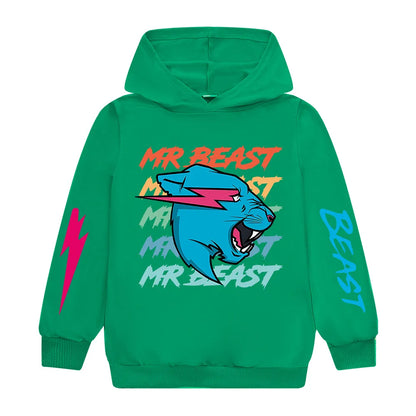 Cross-border hot supply MR BEAST children's hoodie sweater