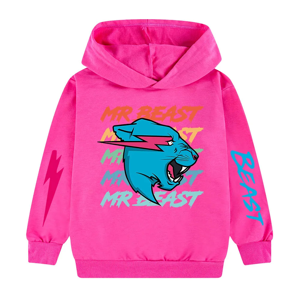 Cross-border hot supply MR BEAST children's hoodie sweater