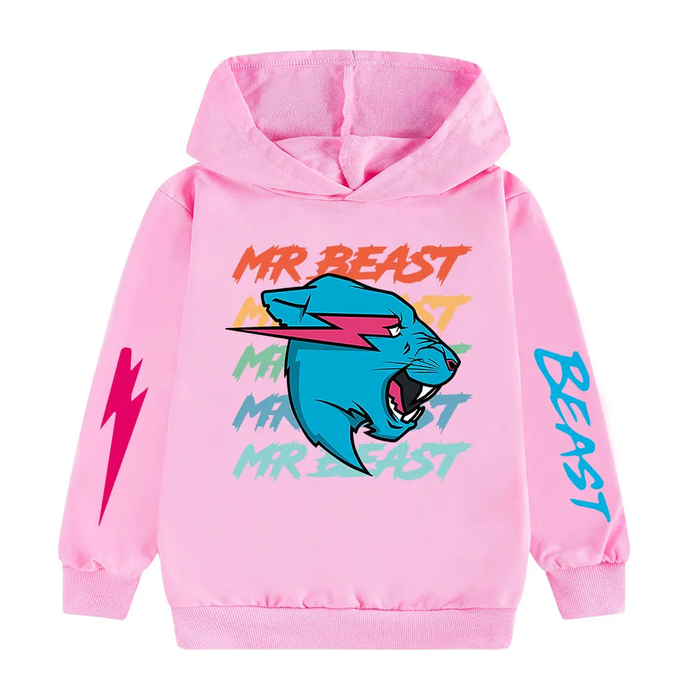 Cross-border hot supply MR BEAST children's hoodie sweater