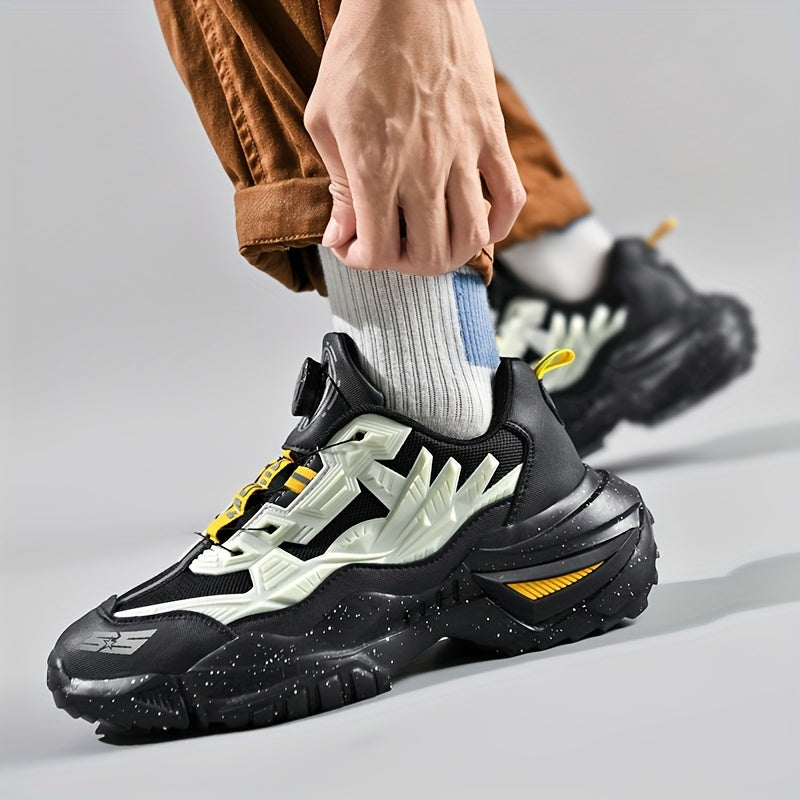 Men'S Breathable Running Shoes - Lightweight Sneakers with Cushioned TPU Sole,