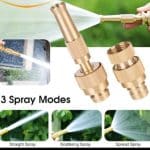 Portable Water Sprayer Nozzle Adjustable High Pressure Car Washing Garden Hose Sprinklerter Spray Nozzle