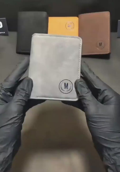 Leather wallet.