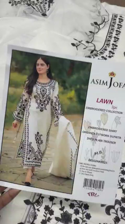 ASIM JOFA, AIR JET 90/70 LAWN EMBROIDERED COLLECTION