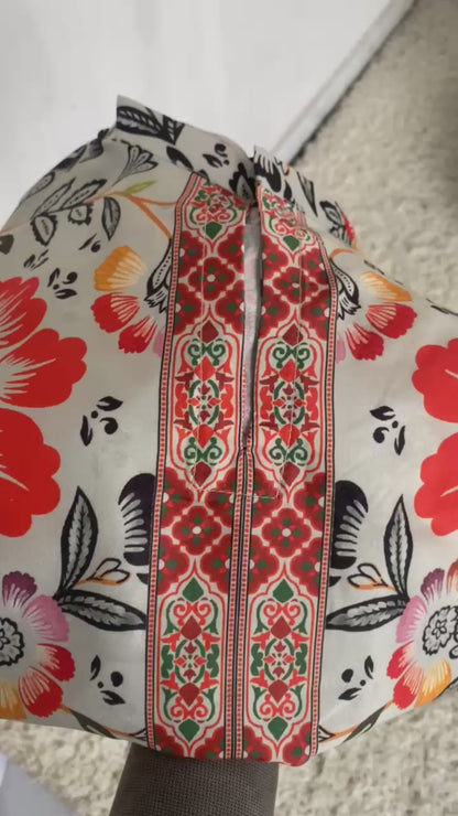 New arrival stitched 2 pcs printed shirt and trouser