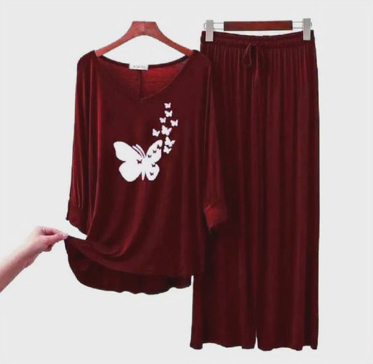 Hermain lounge wear v- neck night dress for women