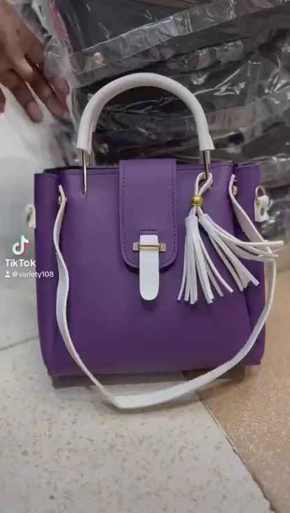 Women hand bag set
