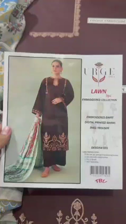 URGE, Pure lawn 3PCS