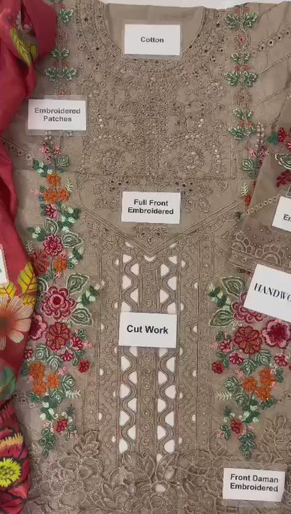 Alnisa : Chikankari Lawn Collection 2k26 D2313