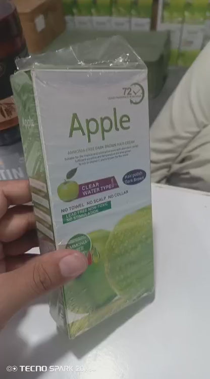 Apple Hair Color 200ml Nourishing, Lustrous Color (Dark Brown)