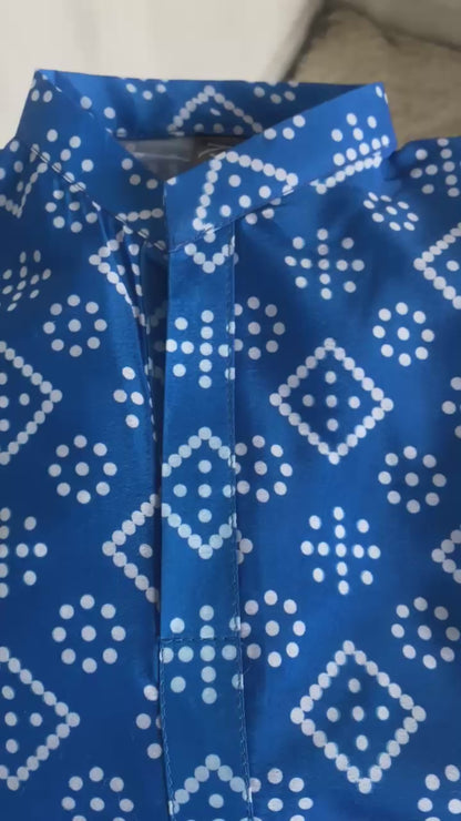 New Arrival stitched 2 piece printed shirt, trouser