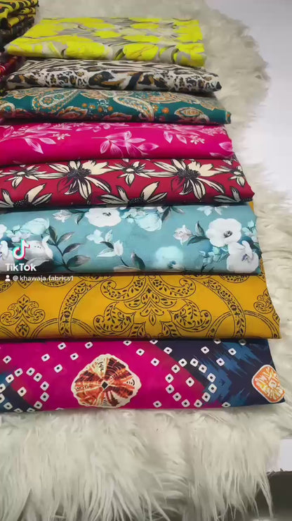 Nishat premium Lawn with bhamber dupatta 12 colors