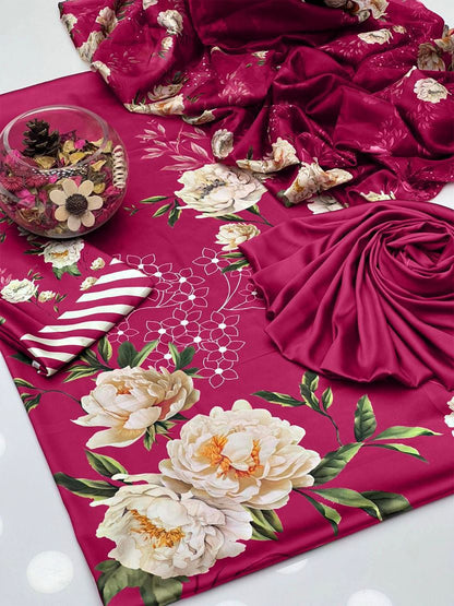 Ladies  shamooz silk beautiful festival dress