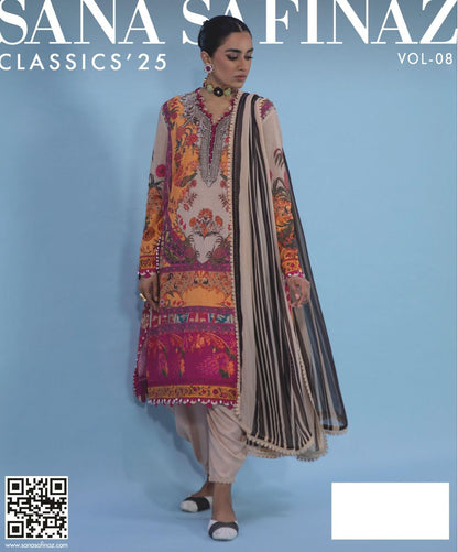Sana Safinaz, Digital Printed Lawn Shirt 8 colours