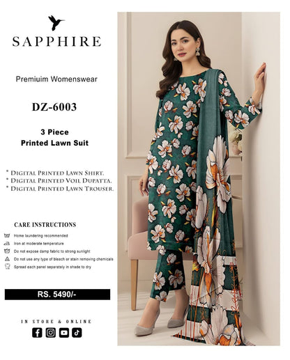 Sapphire 3 piece Printed*Summer 2k26 collection_*