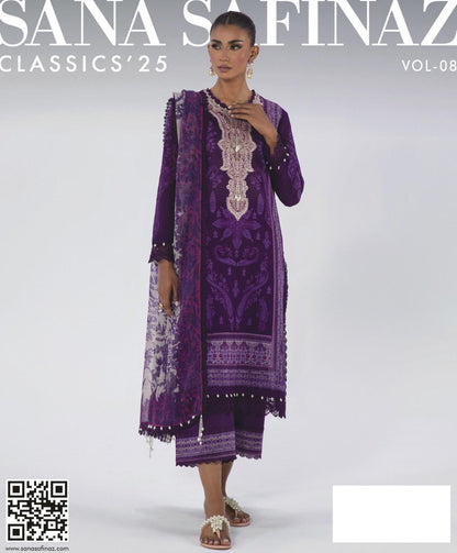 Sana Safinaz, Digital Printed Lawn Shirt 8 colours