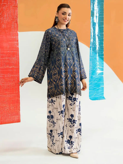 Gul- Ahmed, 02 PCS, printed UnStitched dress, Lawn90’88