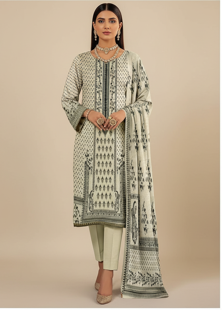 Mausummery,digital lawn shirt, plain dyed trouser,lawn dupatta