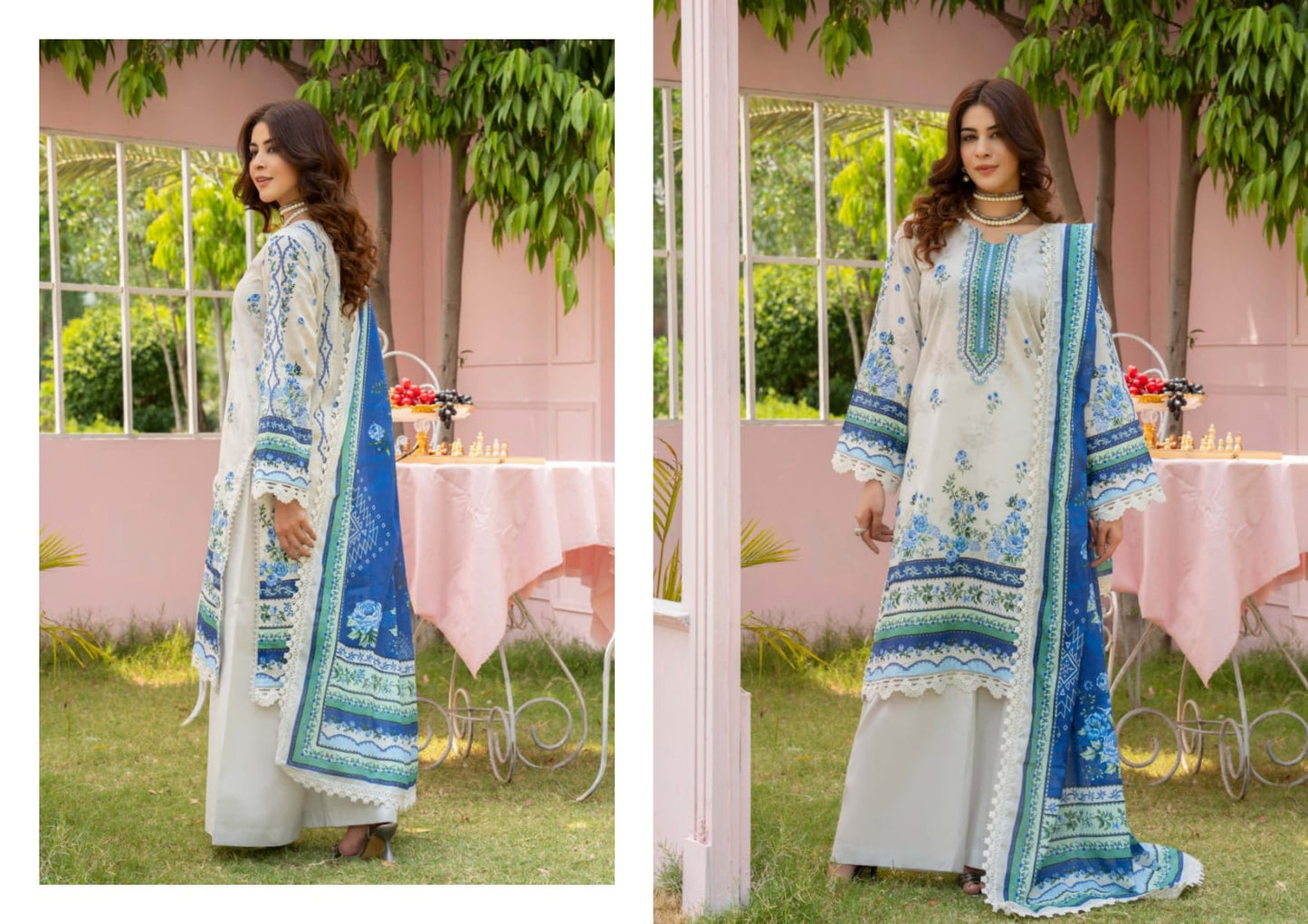 RAABI-Printed Luxury Lawn Shirt 9 colors