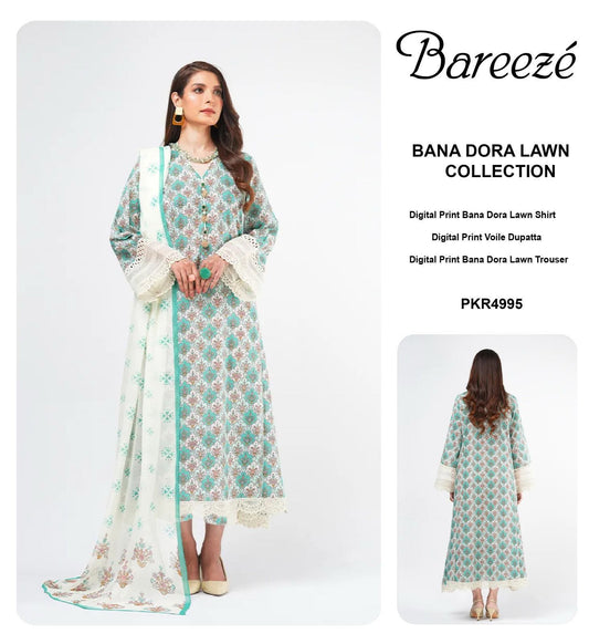 BAREEZE 💯💯**Summer Collection 2026* LAWN 90/70*
AIR JET BANA DORA*