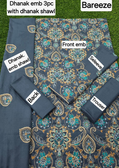 Breezè, Ladies winter collection Embroidered 9 colors