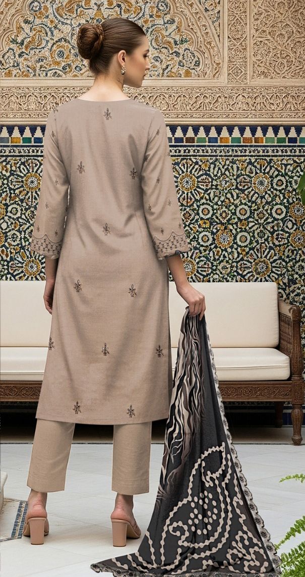 Minha MOST DEMANDING EDITION*03PCS UNSTITCHED SUIT