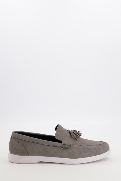 Men's fancy grey loafers