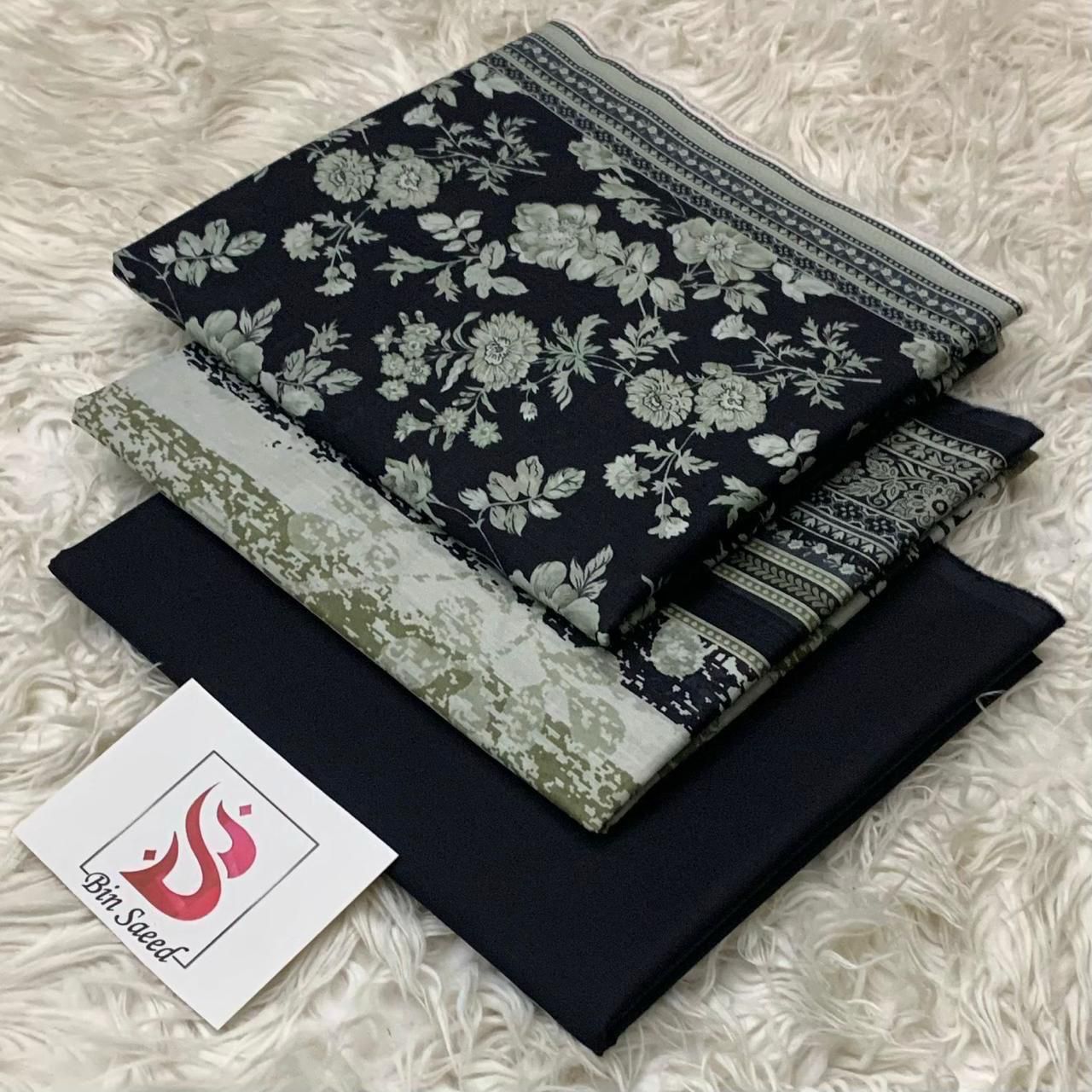 Bin Saeed Lawn 13 colors