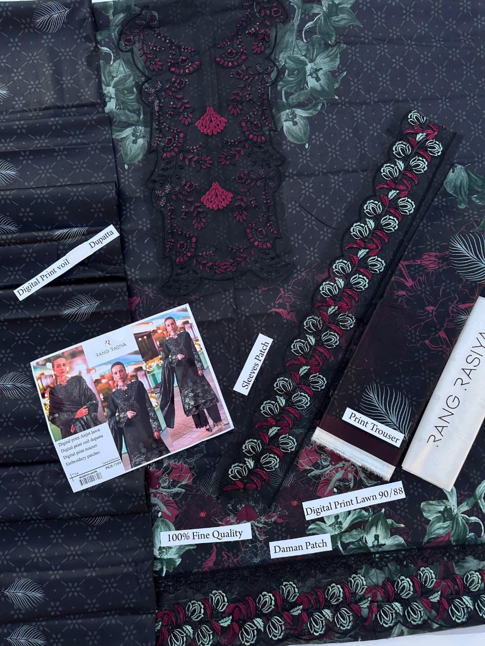 RANG RASIA LUXURY DIGITAL PRINT AIRJET LAWN 90/70