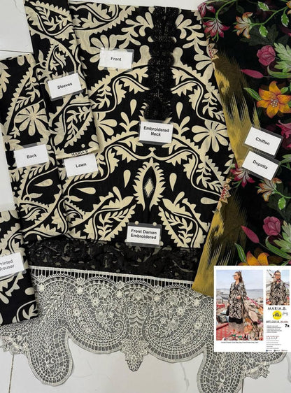 Lawn collection 2026*Baroque
03 PCS unstitched* printed lawn90/70*