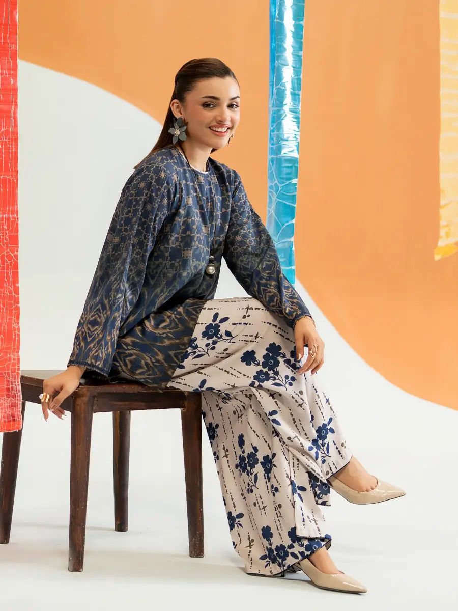 Gul- Ahmed, 02 PCS, printed UnStitched dress, Lawn90’88
