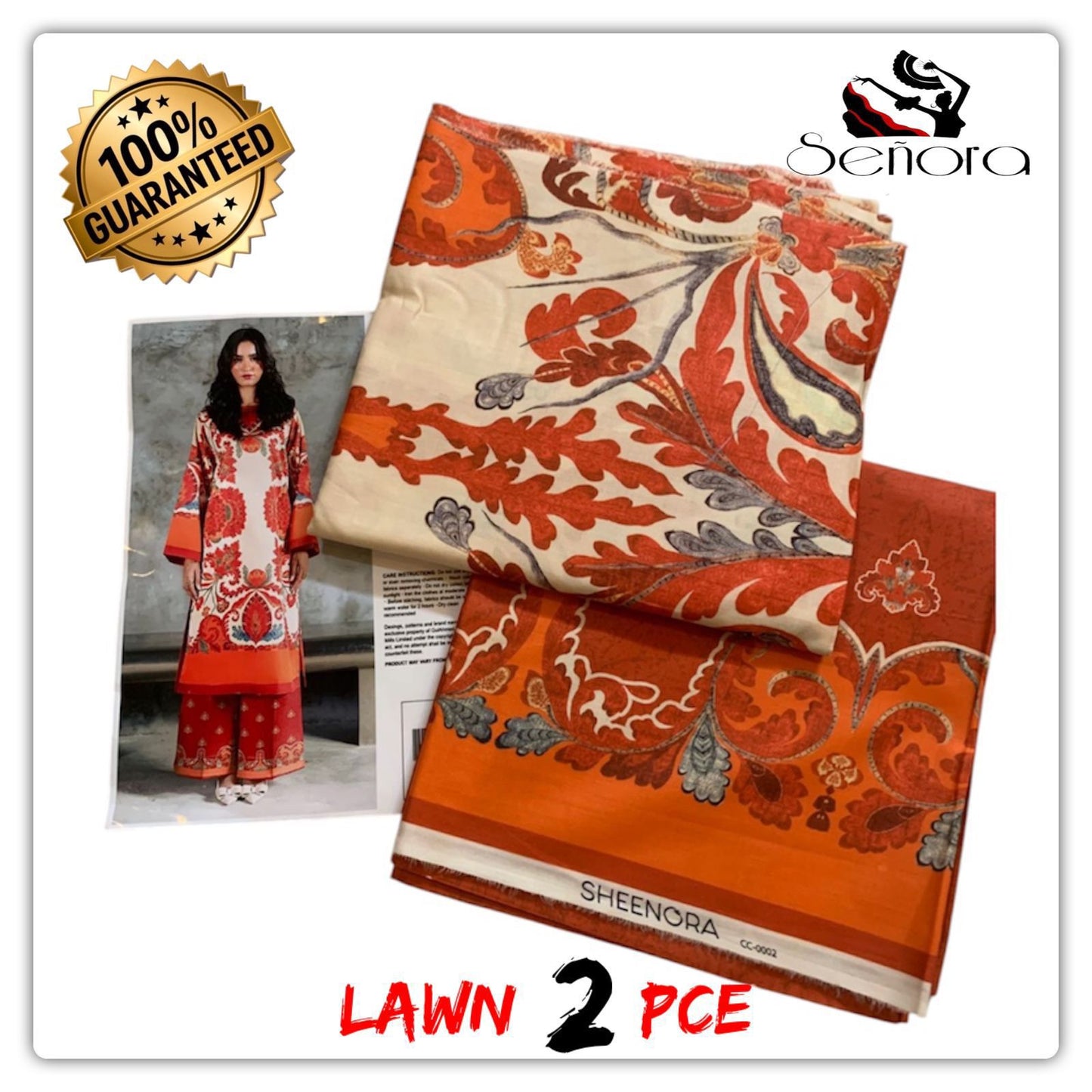 Senora Lawn 2Pcs