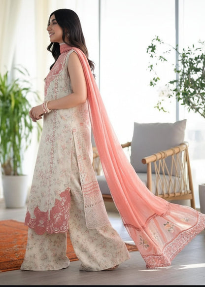 Zaib, SUMMER LAWN Fabric,3Pc