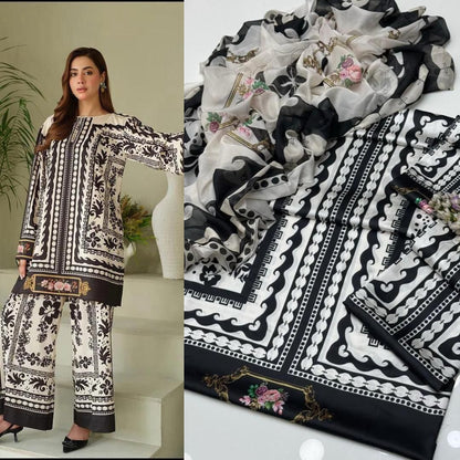 Lulusar, Tie & die digital printed 16 colour and design