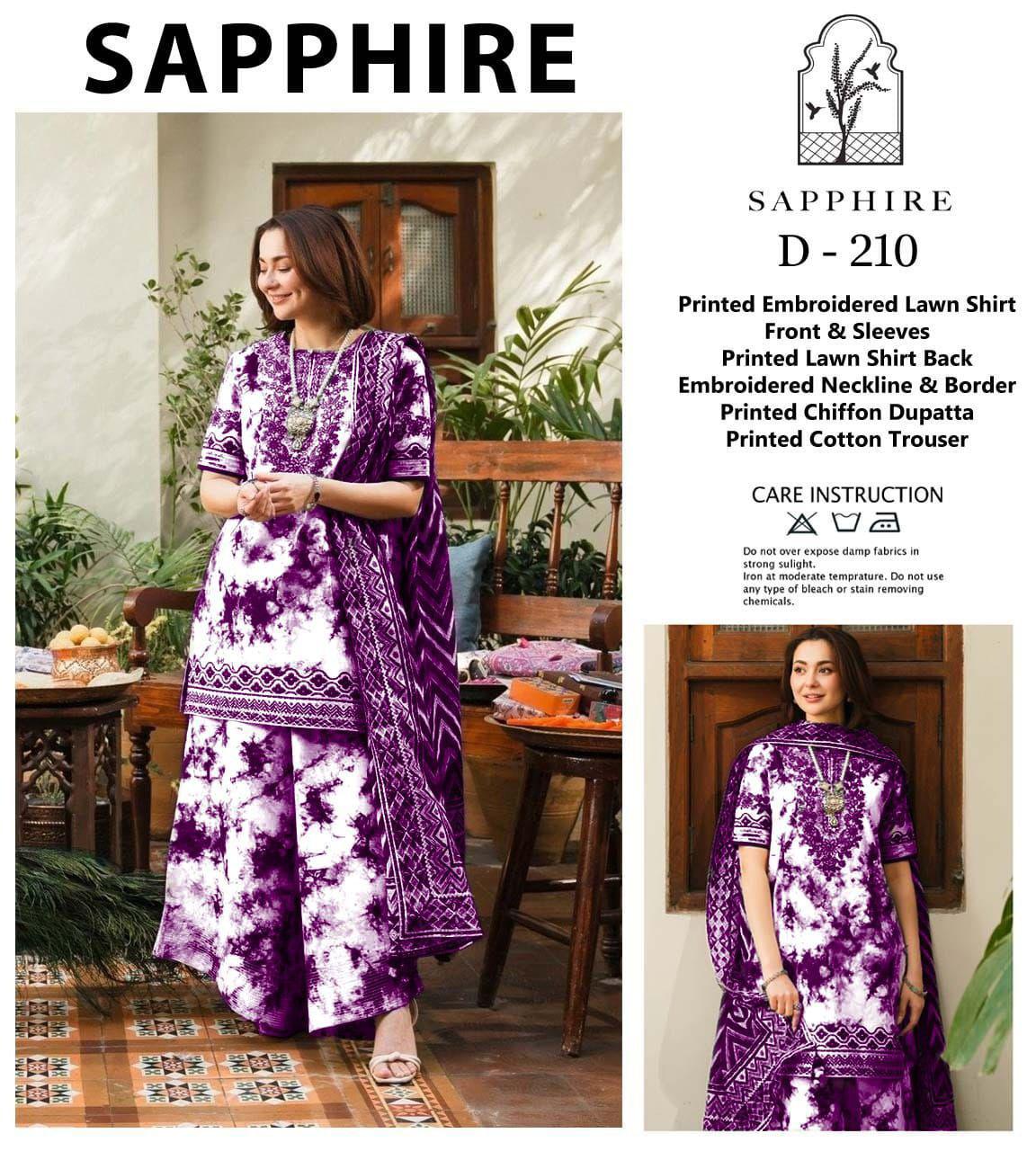 SAPPHIRE new arrival Lawn & Chiffon