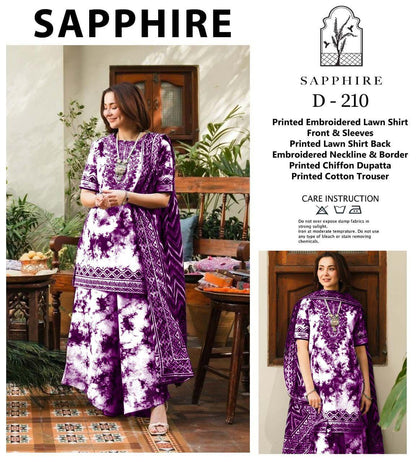 SAPPHIRE new arrival Lawn & Chiffon