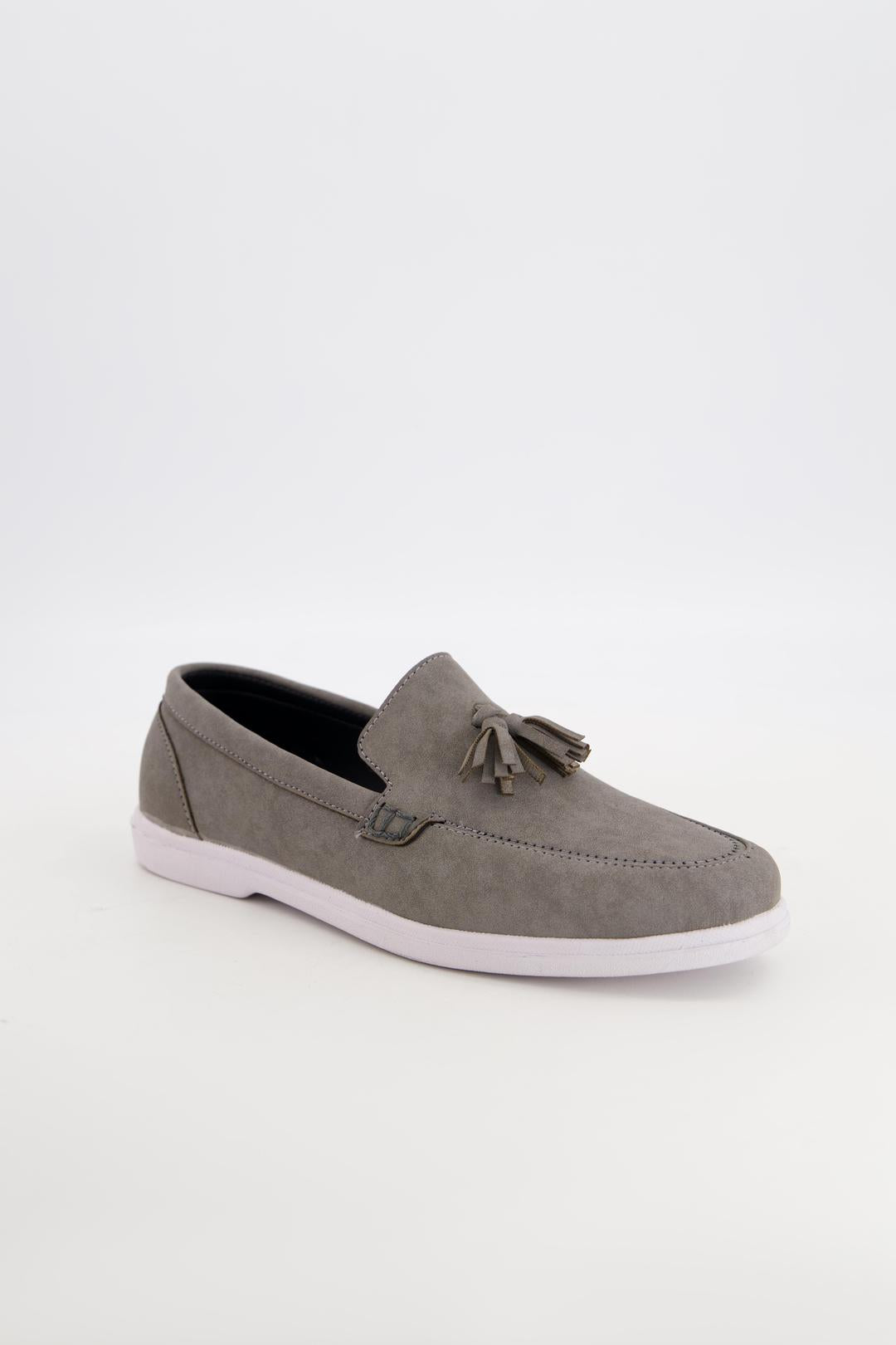 Men's fancy grey loafers