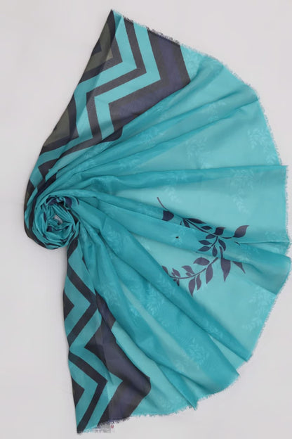 LAWN Fabric PCS, Front Lawn Printed,Daman Embroidery Patch