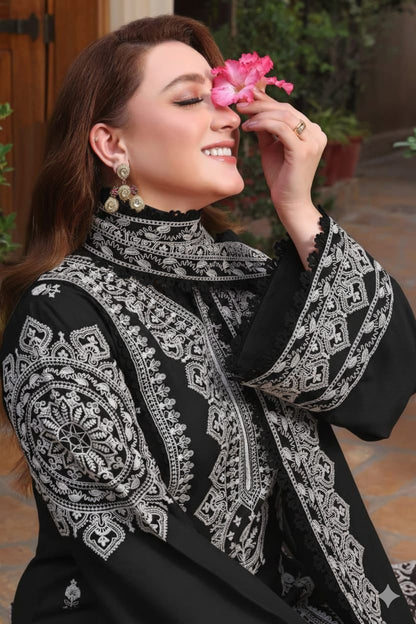Aneela's Lawn 3-PCS Embroidered.